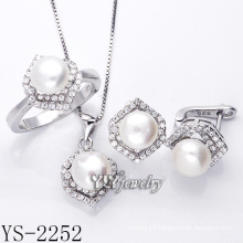 Fashion Jewelry Pearl Set 925 Silver for Woman (YS-2252)